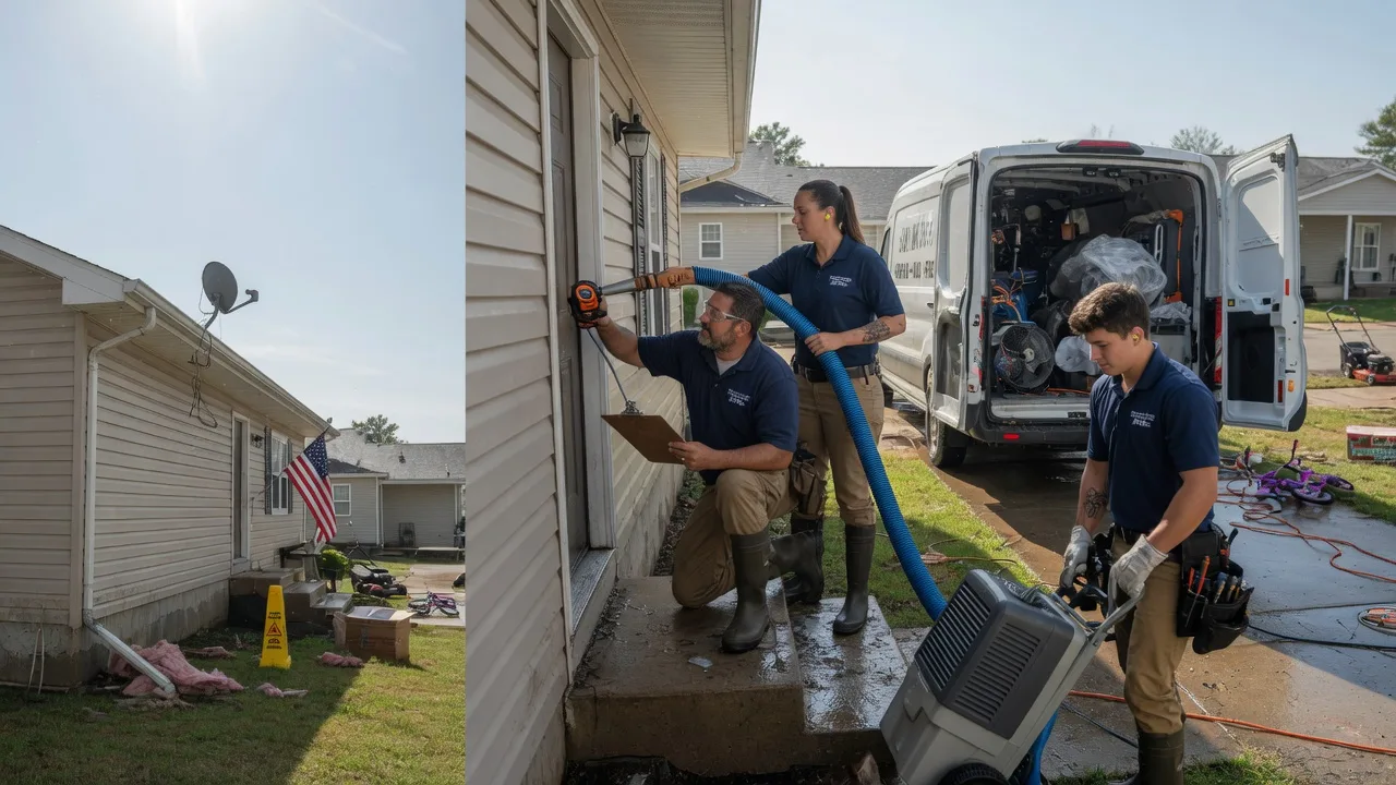 Ceiling Water Damage Restoration in Wapella, IL near me